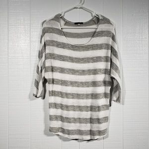 S.O.Y Striped Knitted Tunic Sweater D61